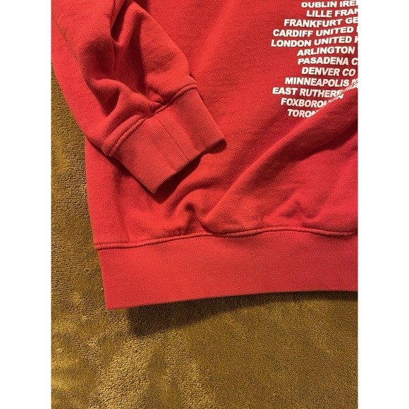 Justin Bieber Purpose‎ Tour Stadium Tour Concert Band Hoodie 2017 size Small - Picture 9 of 11